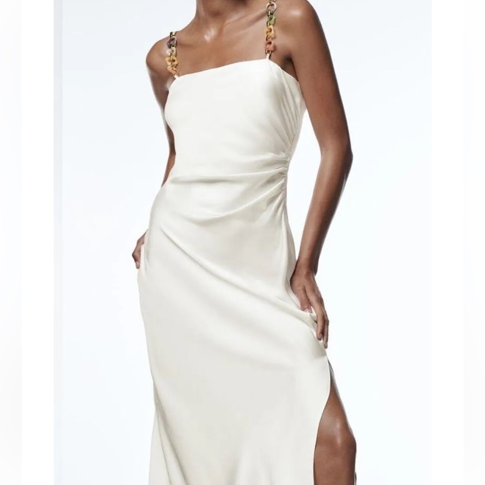 NWT Zara Satin Slip Dress